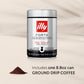 illy Drip Coffee - Ground Coffee - 100% Arabica Ground Coffee - Forte Extra Dark Roast - Notes of Dark Chocolate & Toasted Bread