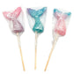 Mermaid Candy Lollipops - 12 Suckers Individually Wrapped - Great For Mermaid Party Favors - Goodie Bags For Kids Birthday - Can
