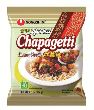 Nongshim Chapagetti Chajang Noodle, 4.5 Ounce (Pack Of 24)