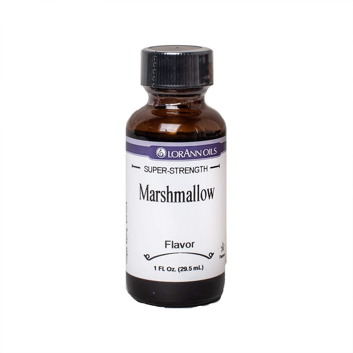 LorAnn Oils Super Strength Flavoring - Marshmallow, 1 fl oz - Bold Natural Flavor for Candy Making and Baking
