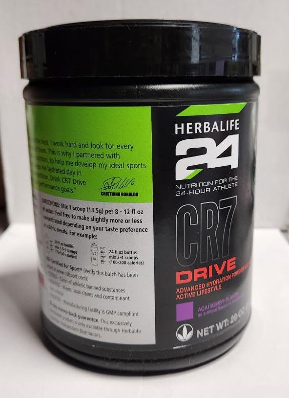 HerbalLife24 CR7 Drive, ACai Berry Flavor, 29oz Disclaimer: This product is not intended to diagnose, treat, cure, or prevent an