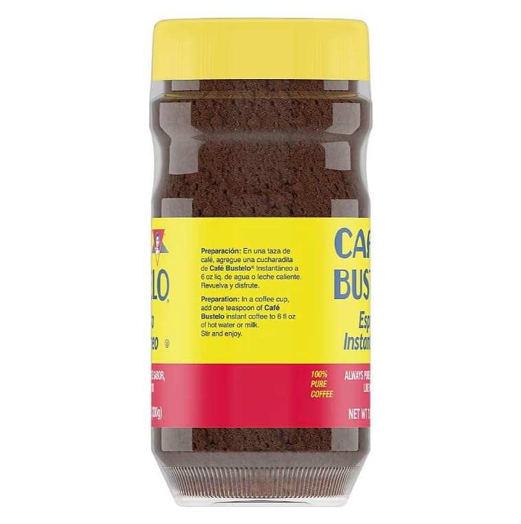 Cafe Bustelos Instant Coffee - 2 Pack 14.1 Oz Total - Bold And Rich Espresso Flavor, 100% Arabica Beans