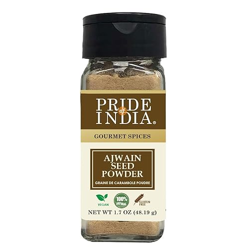 Pride Of India ?Ajwain Seed Powder ?Gourmet Indian Spice ?Made From Fresh Carom Seeds ?Rich In Nutrients ?Aromatic & Flavorful ?