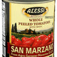 Alessi Dop Whole Peeled San Marzano Tomatoes With Basil, 1.75 Pound (Pack Of 12)