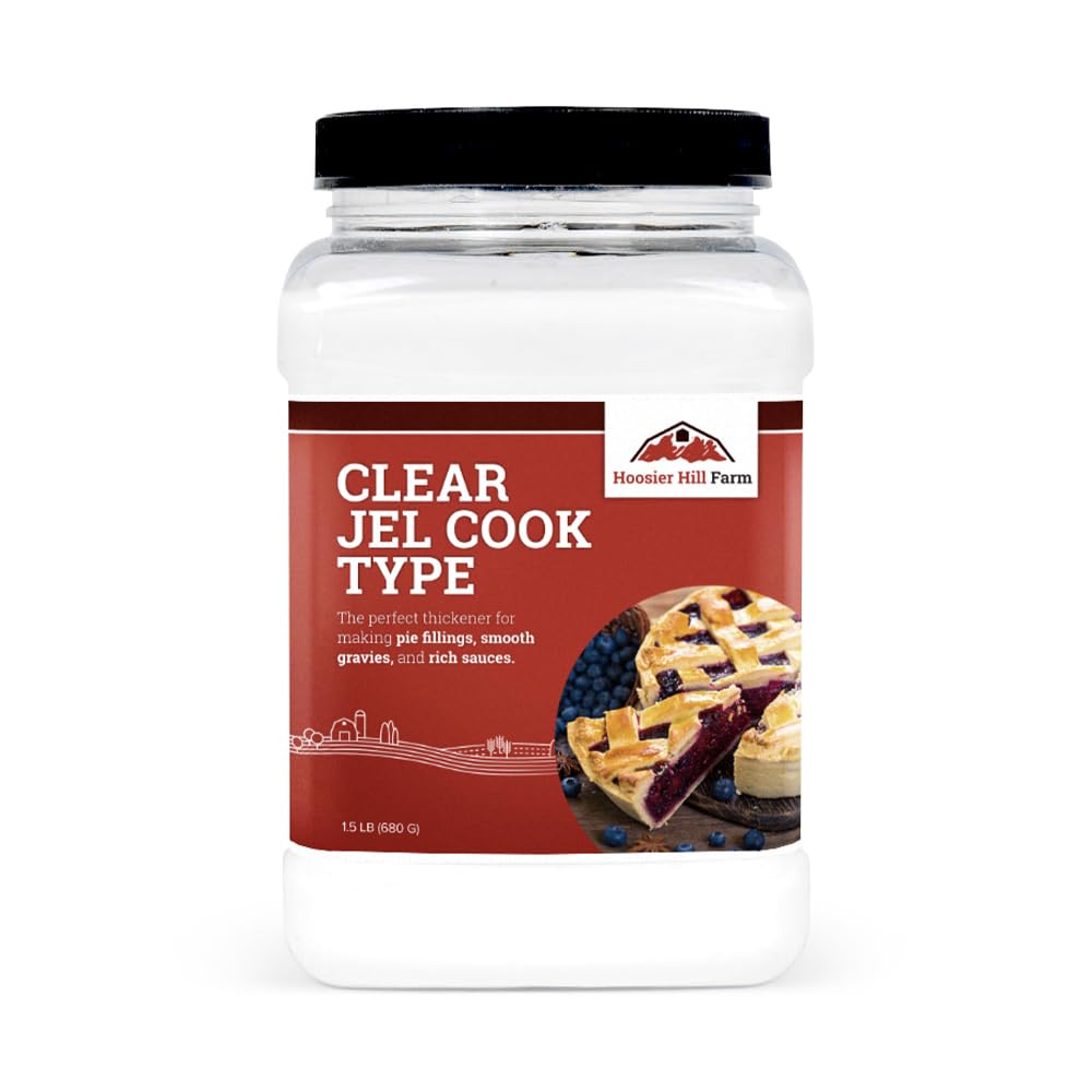 Hoosier Hill Farm Clear Jel Thickener (Cook-Type), 1.5Lb (Pack Of 1)