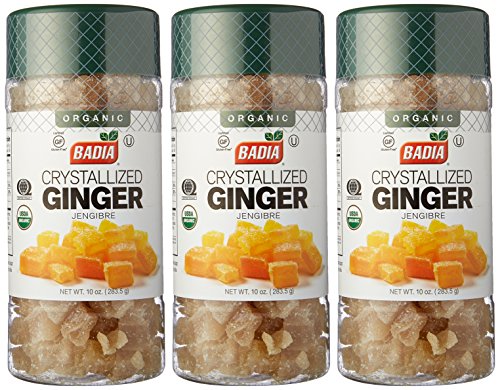 Badia Crystallized Ginger 10 Oz Pack Of 3