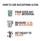 SBH Labs nuCaffeine Ultra Energy Drink Mix | 94 Servings | 32 Fl Oz | Caffeine from Coffee Beans, Vitamins & Electrolytes