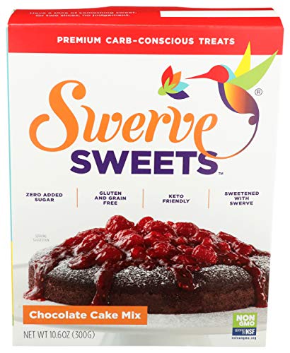 Swerve Sweets Chocolate Cake Mix - Case of 6 - 10.6 OZ(D0102HXP12U.)