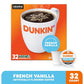 Dunkin French Vanilla Flavored Coffee, 32 Keurig K-Cup Pods