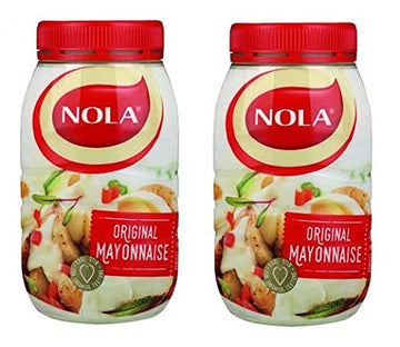 Nola Mayonnaise Bottle 27 Ounce|750g Imported from South Africa (Original, Pack of 2)