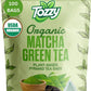 Tozzy Organic Matcha Green Tea - 100 Count  Plant-Based Pyramid Tea Bags | Ceremonial Matcha + Whole Leaf Sencha