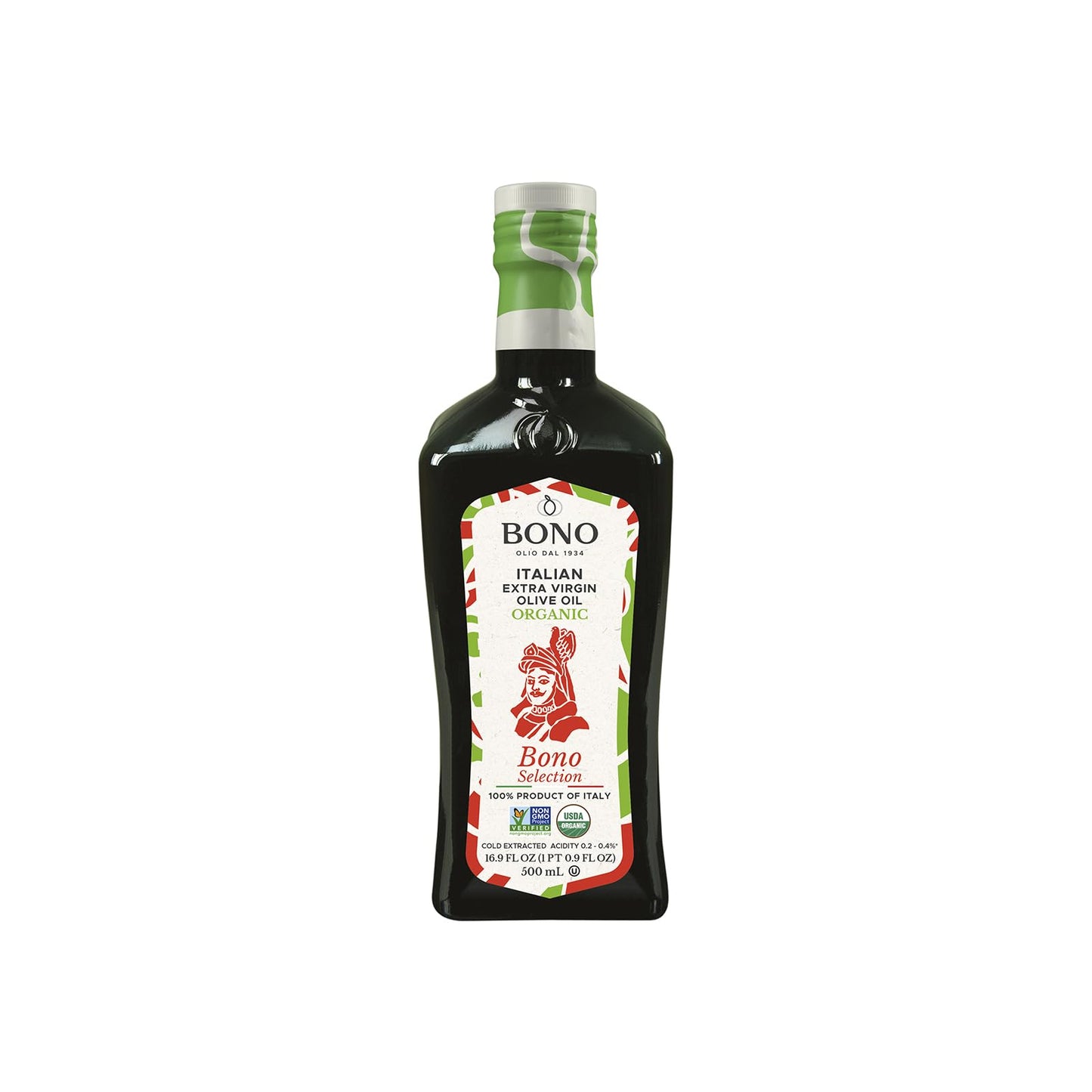 Bono 100% Italian Organic Extra Virgin Olive Oil 16.9 fl oz