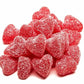 Queen City Candy Cave Sugar Dusted Cinnamon Hearts Gummy Candy, Chewy Red Cinnamon Hearts for Baking (8 oz)
