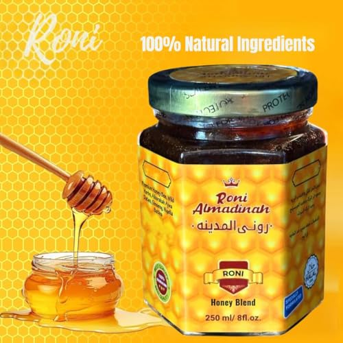 Roni Almadinah Natural Honey Blend, 250 ml / 8 oz