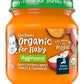 Gerber Organic Sweet Potato Apple Carrot With Cinnamon Baby Food, 4 Oz Jar