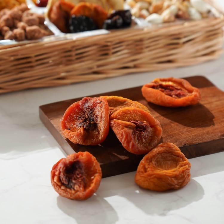 Broadway Basketeers Nuts & Dried Fruit Gift Basket A Healthy Birthday Gourmet Gift Tray For Celebration
