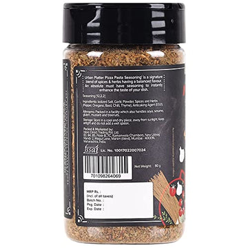 Urban Platter Pizza Pasta Seasoning, 80G [All Purpose, Italian Style Seasoning Of Herbs, Spices And Lots Of Love!]