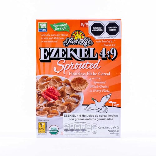 Food For Life Cereal Sprouted Flakes Organic, Original, 14 Ounce