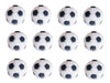 24 pc - Sport Theme Edible Sugar Cake Cupcake Cookie Toppers Decorations (Soccer)