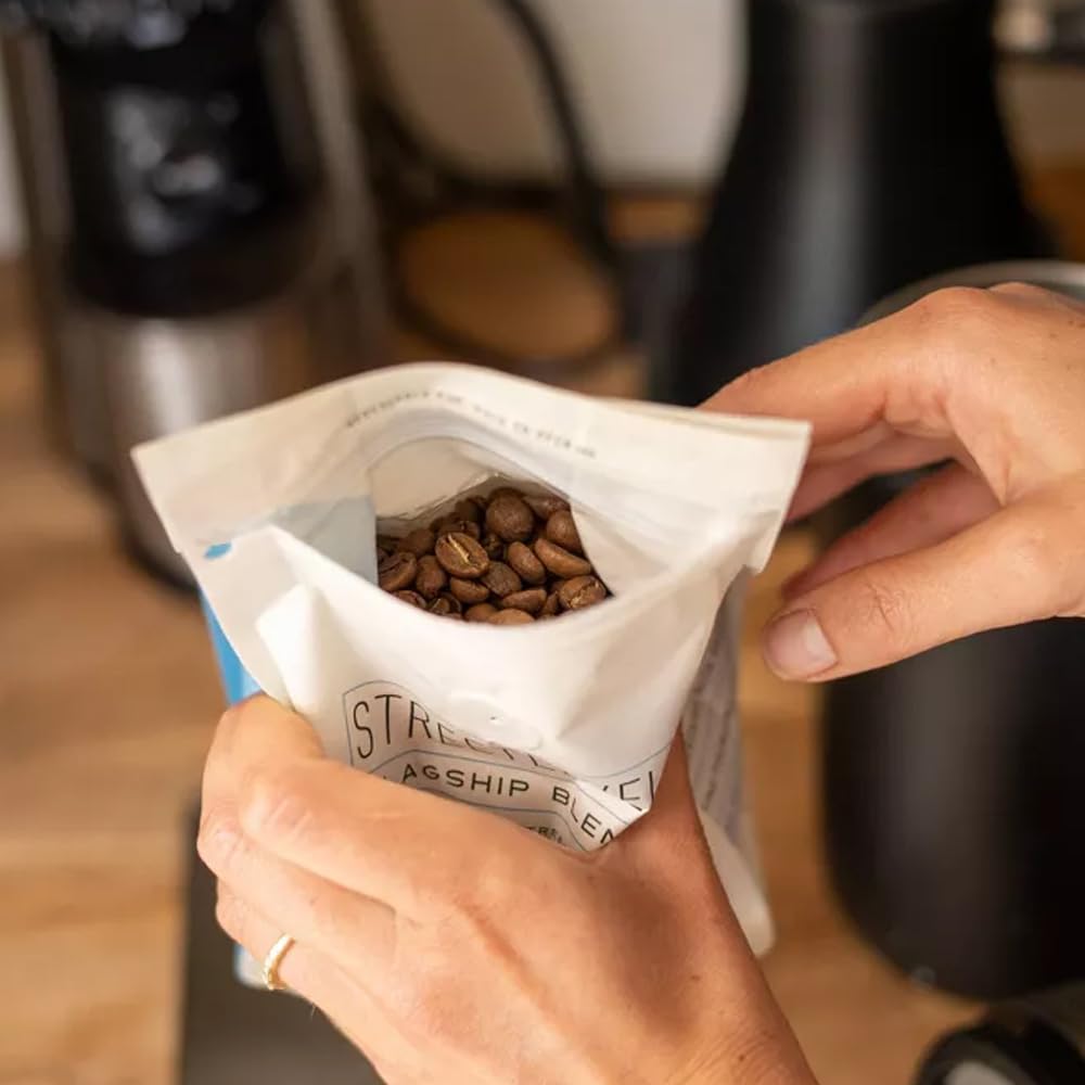 Verve Coffee Roasters Whole Bean Coffee Streetlevel Blend, Medium Roast, 12oz Resealable Pouch
