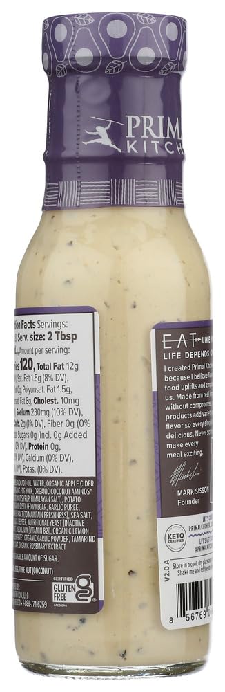 Primal Kitchen, Dressing, Casear, Df, Pack Of 6, Size 8 Fz