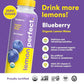 Lemon Perfect Blueberry, Hydrating Flavored Lemon Water, Zero Sugar, Delicious and Refreshing, Organic, 15.2 fl oz Bottle
