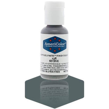 Americolor, Stone, 0.75 Ounce Bottle, Soft Gel Paste Food Color