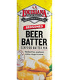 Louisiana Fish Fry Seasoned Beer Batter Mix, 25lb Bulk, Golden, Model 039156002699
