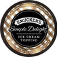 Smuckers Simple Delight Hot Fudge Topping, 11.5 oz