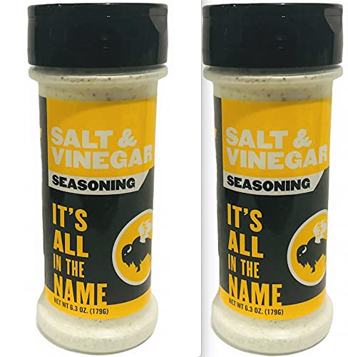 Buffalo Wild Wings Barbecue Sauce & Seasoning, Salt & Vinegar, 6.3 oz (Pack of 2)