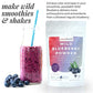 powbab Wild Blueberry Powder, 100% Whole Wild Blueberries, 70 g (2.5 oz), Non-GMO, Not Freeze Dried, Pure Fruit Powder
