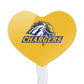 GRAPHICS & MORE Cupcake Picks Set of 6, Heart Decoration, Acrylic, One Size, University of New Haven, Model CUPCAKE.HEART.CLCUNH.Z007634