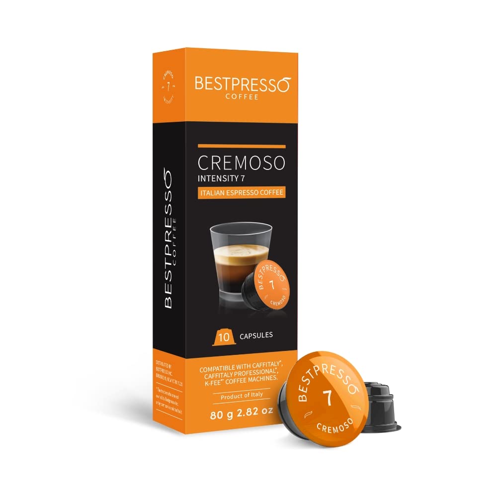 Bestpresso Coffee Capsules for Starbucks Verismo, Caffitaly, CBTL, K-fee Systems, 80 Count