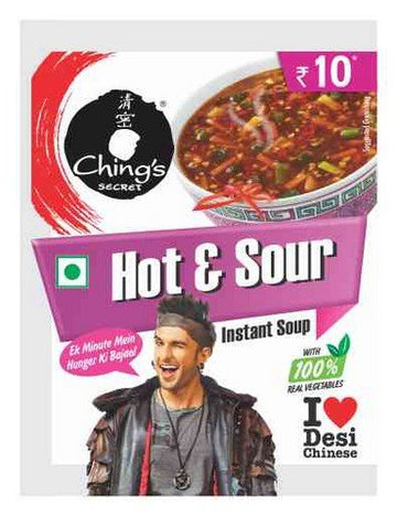 Chings Secret Hot & Sour Instant Soup - Pack of 20