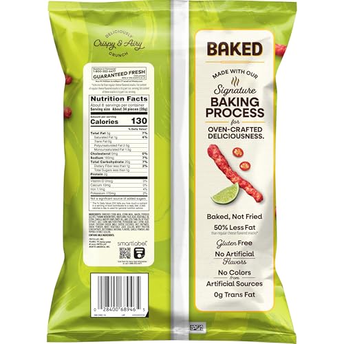 Baked Cheetos Crunchy Flaming Hot Limon, 7.625 Oz