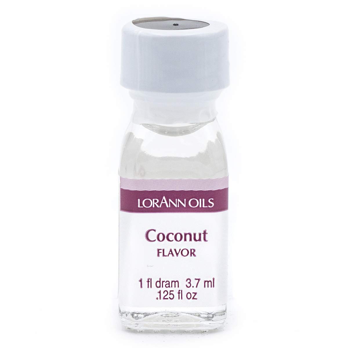 LorAnn Coconut Flavoring, Clear, 1 Dram Bottle (Pack of 2) - 0.12 Fl Oz