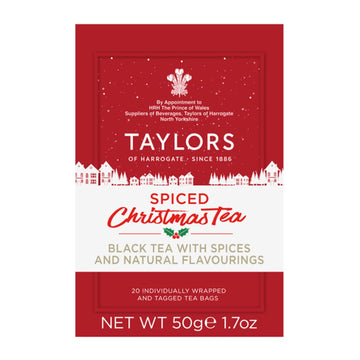 Taylors Of Harrogate Spiced Christmas Tea, 20 Teabags