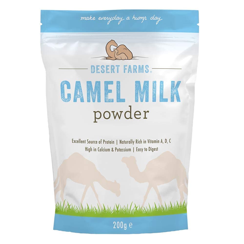 Desert Farms Organic Whole Camel Milk Powder, Non-GMO, Allergen Free, 200 Grams