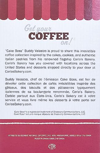 Cake Boss Coffee Single Serve Cups, Vanilla Buttercream, 48 Count (2 Boxes) for Keurig K Cup malt-inspired