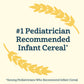 Gerber Stage 3 Baby Food, Oatmeal Banana Strawberry Cereal, Whole Grains, Iron, Baby Oatmeal Cereal, 6-Pack