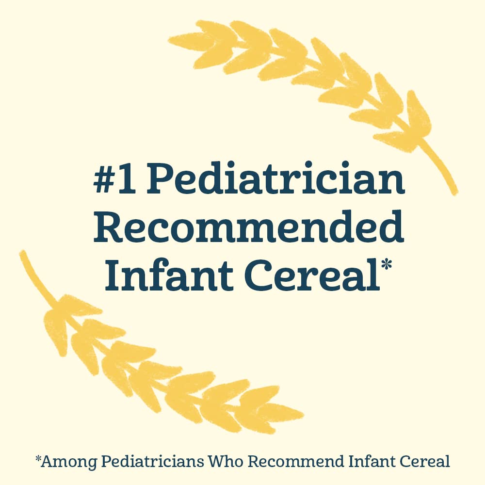 Gerber Stage 3 Baby Food, Oatmeal Banana Strawberry Cereal, Whole Grains, Iron, Baby Oatmeal Cereal, 6-Pack