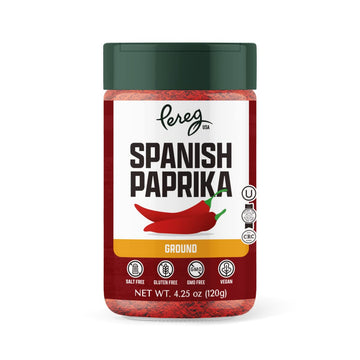 Pereg Spanish Paprika Spice - 4.25 Oz - Paprika Powder - Hot Spices & Seasonings - Vibrant Red Paprika Seasoning with Pungent Fl