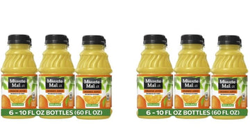 Minut Orange Juice Drink, 10 fl oz, 12 Bottles