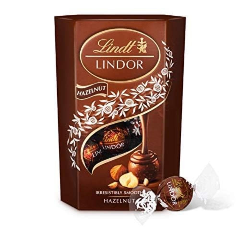 Lindt Lindor Hazelnut Chocolate Truffles, 7.05 Oz200 G