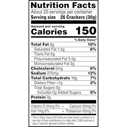 Cheez-It Cheese Crackers, Baked Snack Crackers, Lunch Snacks, Family Size, Extra Cheesy, 21oz Box (1 Box) (Pack of 2)