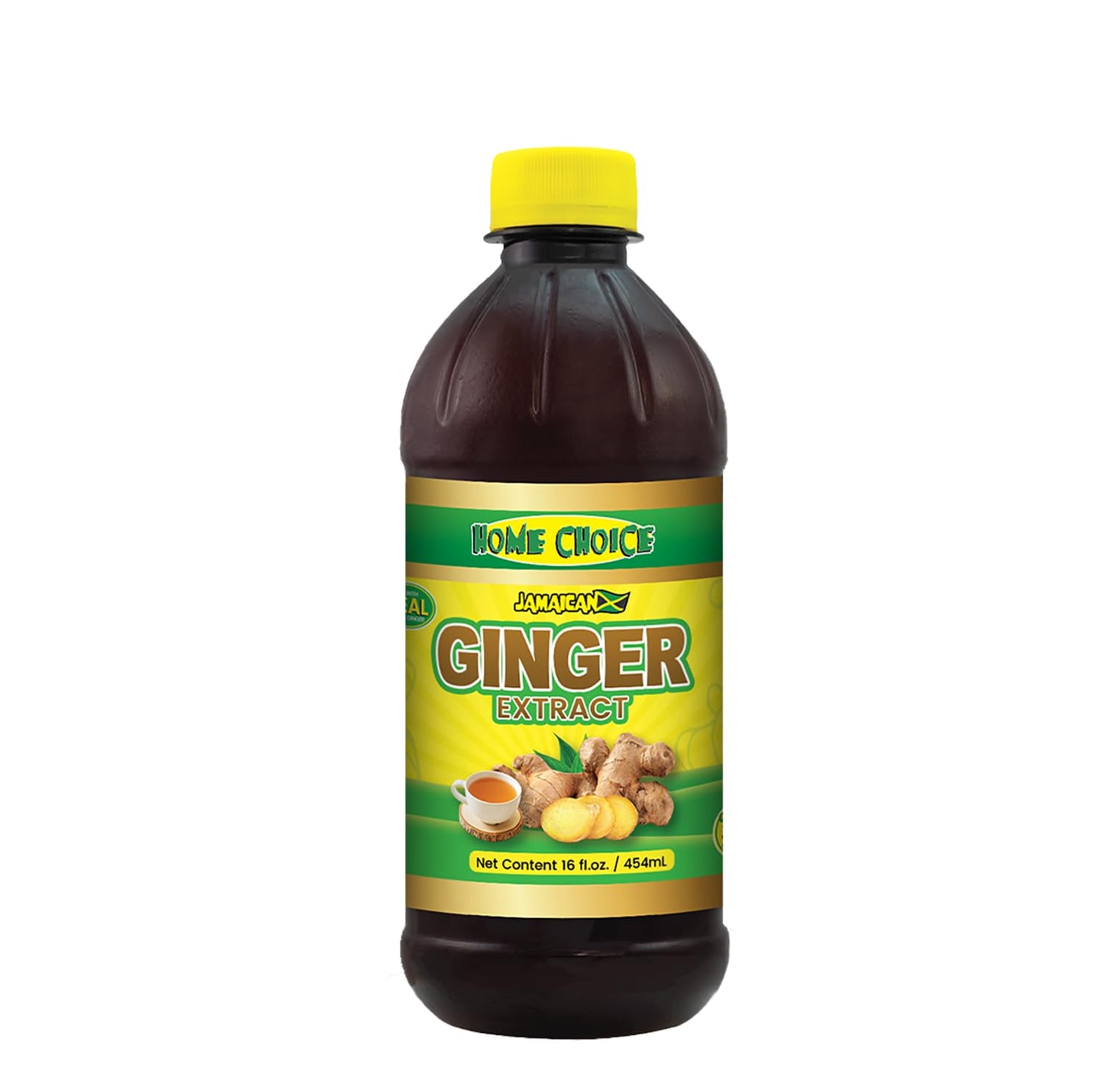 Home Choice Jamaican Pure Ginger Extract, 16 Fl Oz, Pack of 1