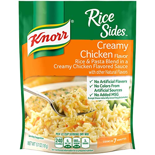 Knorr Rice Side Dish, Creamy Chicken, 5.7 Oz (Pack Of 4)