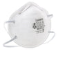 3M N95 Particulate Respirator 8200, 160/Case, Niosh Approved, Disposable, Sweeping, Sanding, Grinding, Sawing, Bagging, Dust, 8 Packs Of 20 Respirators