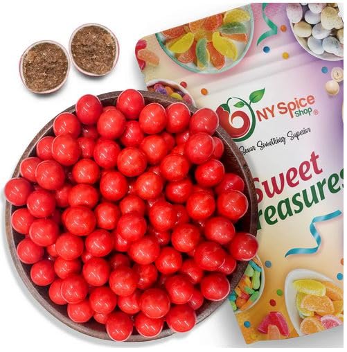 NY Spice Shop Red Sixlets Candy - 3 Pound Bulk Chocolate Candy Balls for Parties and Gifts