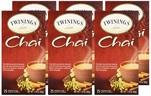 Twinings Chai, 25 Count (Pack Of 6)